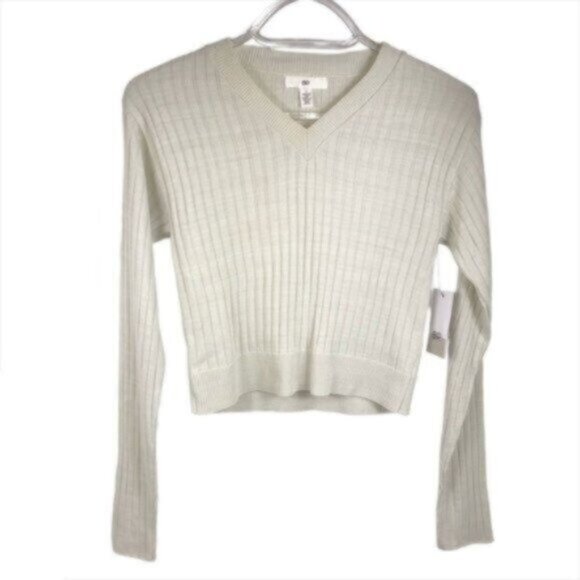 NWT BP Ivory Cropped Sweater Small - Picture 3 of 8